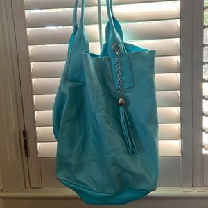 Nardelli mint leather bag
